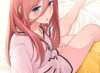 动漫壁纸:《五等分的花嫁》中野三玖~