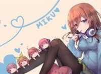 【P站动漫头像壁纸】中野三玖特辑