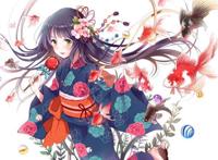 「浴衣と金鱼」/「やとみ」のイラスト [pixiv]