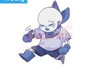 undertale周边 传说之下同人sans frisk