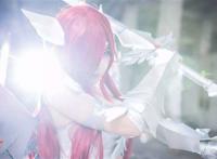 《妖精的尾巴》艾露莎COS CN：粉猴-二重线ll子桑