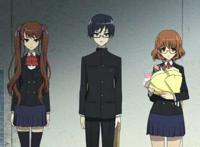 赤泽泉美,听她说是对策委员会的一员,不是很明白她想表达的意思.