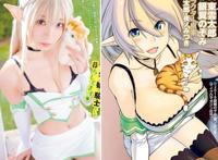 COS正片/伊织萌COS精灵娘 戴上精灵的耳朵又可爱又性感！