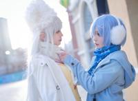 COS正片/爱蜜莉雅和雷姆贴贴~