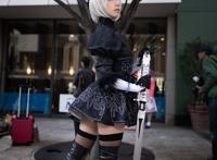 COS正片/日本靓丽小姐姐COS《尼尔》2B 皙白大长腿吸睛! COS正片/日本靓丽小姐姐COS《尼尔》2B 皙白大长腿吸睛!