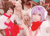 这么可爱一定是男孩子《Sneaky与螺旋猫Cosplay合作》四种Skin阿璃任君挑选～