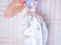 Cosplay福利/蕾姆cosplay  Cn：软软酱  摄影：弦弦