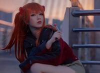 Cosplay福利/新世纪福音战士 明日香cosplay   Cn：半半子