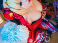 Cosplay福利/半次元巨乳美女Fate尼禄和服Cosplay福利图片