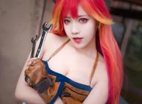 Cosplay福利/巨乳美女啾小妍SAMA冒险岛2莉莉&琪琪Cosplay福利