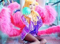 Cosplay福利/啾小妍SAMA英雄联盟偶像歌手阿狸肛塞尾Cosplay福利