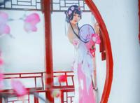 Cosplay福利/王者荣耀白丝美女Cosplay游园惊梦甄姬古风图片