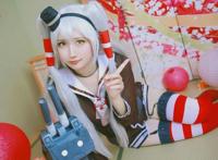 Cosplay福利/舰队Collection天津风JK制服诱惑丝袜腿控Cos福利