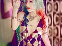 Cosplay福利/欧美电影自杀小队哈莉奎茵夜店装美女诱惑Cos福利