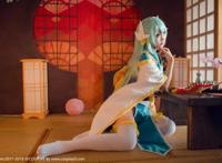 Cosplay福利/萌妹子黑川Fate/GrandOrder清姬二破白丝Cosplay番号