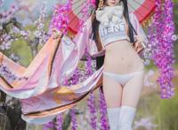 Cosplay福利/东方Project蓬莱山辉夜Cosplay星之迟迟胖次本子福利