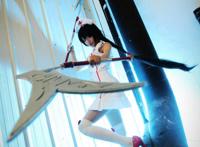 Cosplay福利/啾小妍SAMA英雄联盟实习护士阿卡丽白丝Cosplay图片