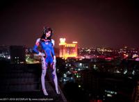 Cosplay福利/半次元萌芽儿守望先锋D.va同人本子Cos图片