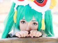 Cosplay福利/兽耳萝莉双马尾扮演VOCALOID初音未来Cos图片