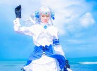 Cosplay福利/极品身材清纯美女扮演艾尔之光伊芙Cosplay图片