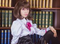 Cosplay福利/艾尔之光眼镜娘黑丝诱惑艾德尔Cosplay图片