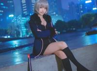Cosplay福利/Coser星野saori黑贞德御姐范Cosplay图片写真
