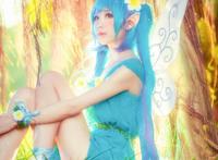 Cosplay福利/兽耳萝莉花妖精初音未来裸足Cosplay高清唯美图片