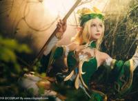 Cosplay福利/外国美女扮演王者荣耀王昭君精灵公主同人Cos图片