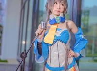 Cosplay福利/绝对领域清纯美女黑丝洛天依Cosplay高清写真图片