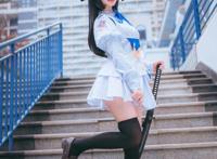 Cosplay福利/碧蓝航线 鸟海cosplay美腿绝对领域