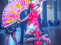 Cosplay福利/王者荣耀 小乔 黑丝绝对领域