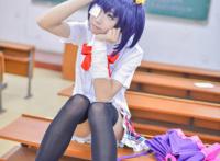 Cosplay福利/小鸟游六花 Cn:尤里赤汐 过膝袜黑丝