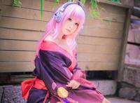 Cosplay福利/索尼子浴衣ver. Cn:西瓜子Suikako