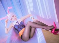 Cosplay福利/锐雯兔女郎Cosplay Cn:何娑娜