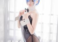 Cosplay福利/雷姆黑丝 兔女郎美腿 Cn:小野妹子w