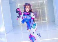 Cosplay福利/守望先锋 D.Va紧身衣cos Cn:Motoko素素