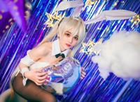 Cosplay福利/春日野穹 Cn:筱七今天又熬夜啦 性感黑丝兔女郎