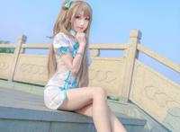 Cosplay福利/LoveLive! 南小鸟 旗袍腿玩年 Cn:南咲