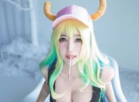 Cosplay福利/小林家的龙女仆 角色:露科亚 Cn:烬琉璃