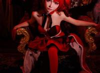 Cosplay福利/爱丽丝梦游仙境 角色:红心女王 Cn:snow