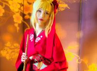 Cosplay福利/Fate/Grand Order 角色:尼禄和服写真 Cn:逆逆Ginni