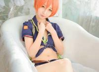 Cosplay福利/Love Live! 角色:星空凛 泳装 Cn:李二喵