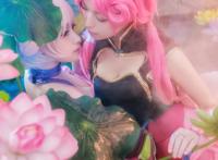 Cosplay福利/王者荣耀cos 峡谷闺蜜组，孙尚香x小乔~温泉景