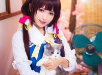 Cosplay福利/鳗鱼霏儿最新Cos作品雏鹤爱同人制服萝莉写真图片