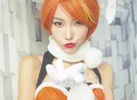 Cosplay福利/王者荣耀兔女郎花木兰Cosplay