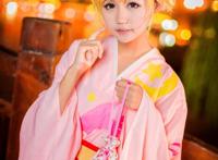 Cosplay福利/物语系列忍野忍可爱萝莉浴衣Cosplay图片