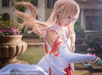 Cosplay福利/刀剑神域亚丝娜御姐白丝美腿Cosplay写真图片