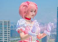 Cosplay福利/魔法少女小圆鹿目圆香Cos双马尾白丝萝莉图片