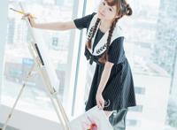 Cosplay福利/波萝社柳侑绮Coser七宝日常制服美女写真图片