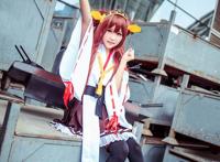Cosplay福利/舰队Collection岛风舰娘金刚萝莉黑丝Cosplay图片